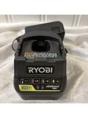 NEW NWOT Ryobi One+ Lithium+ 18V P118B Black Cordless Tools Battery Charger